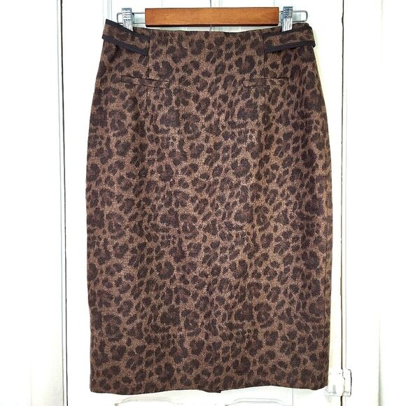 Rebecca Taylor Dresses & Skirts - Rebecca Taylor Leopard Print Pencil Skirt Sz 8